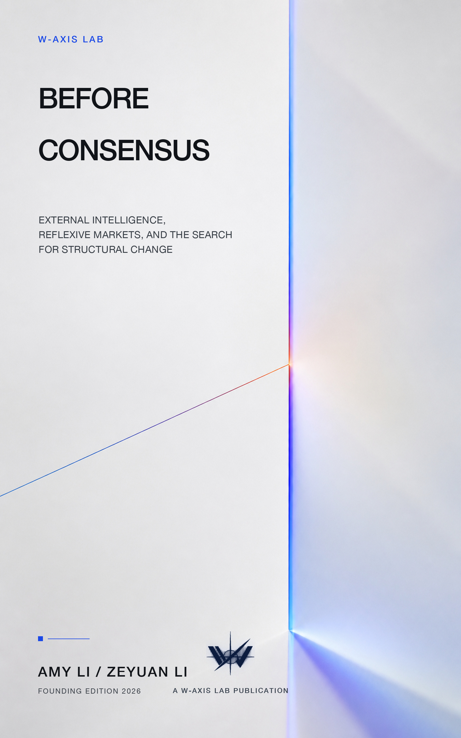 Cover of Before Consensus by Amy Li (Zeyuan Li)
